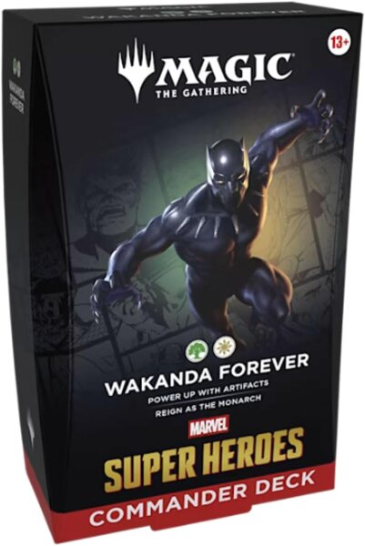 Magic: The Gathering Marvel Super Heroes - Commander-Deck Wakanda Forever - englisch