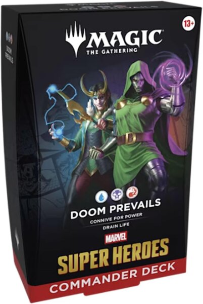Magic: The Gathering Marvel Super Heroes - Commander-Deck Doom Prevails - englisch