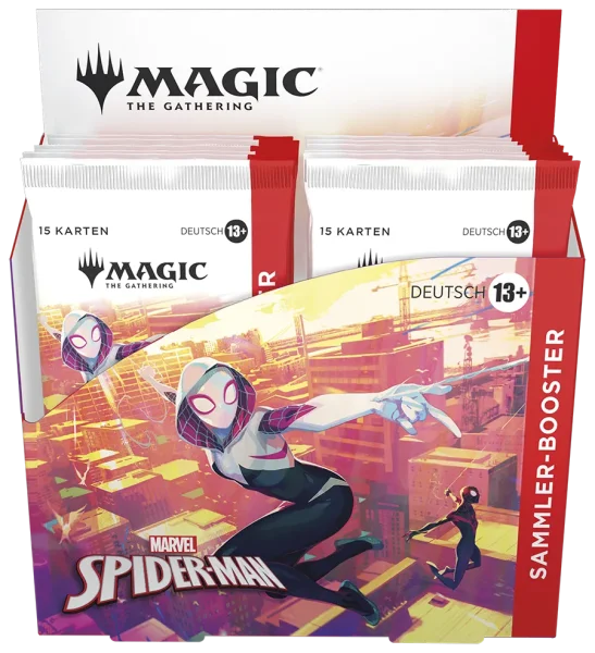 Magic: The Gathering  Marvels Spider-Man - Sammler-Booster-Display (12 Sammler-Booster) - deutsch