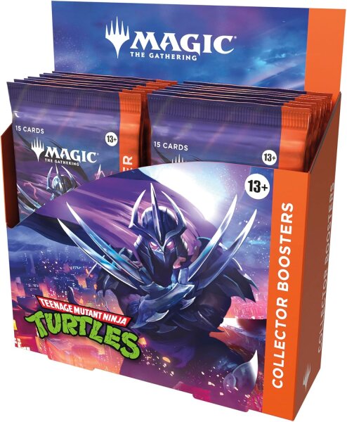 Magic: The Gathering Teenage Mutant Ninja Turtles - Collector-Booster-Display (12 Collector-Booster) - englisch