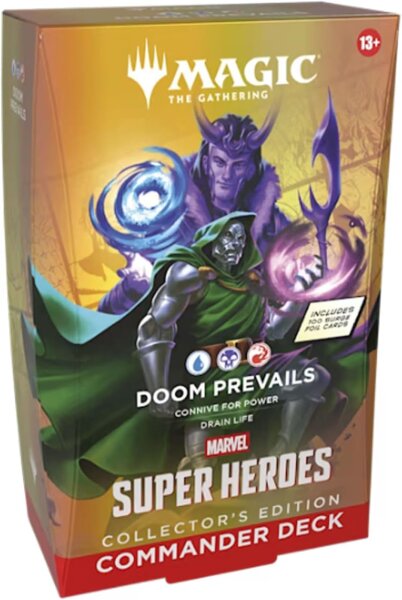 Magic: The Gathering Marvel Super Heroes - Collectors Edition Commander Deck - Doom Prevails - englisch