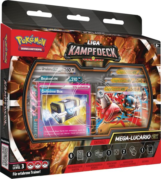 Pokemon Mega Lucario ex Liga Kampfdeck - deutsch