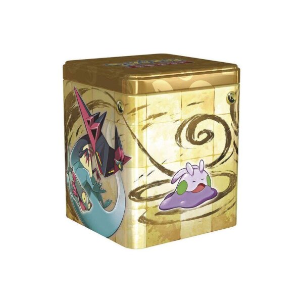 Pokemon Stapel-Tin-Box deutsch Drache - Viscora/Katapuldra Box