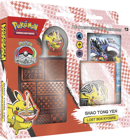 Pokemon Weltmeisterschaftsdeck 2023 deutsch Saho Tong Yen - Lost Box Kyogre