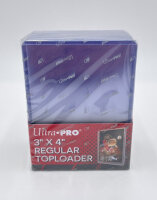 Ultra Pro Toploader regular 3"x4" Fix25