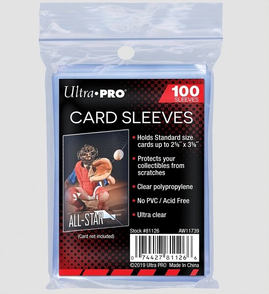 Ultra Pro Card Soft Sleeves 100 Sleeves