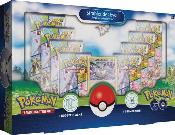 Pokemon GO Strahlendes Evoli Premium-Kollektion deutsch