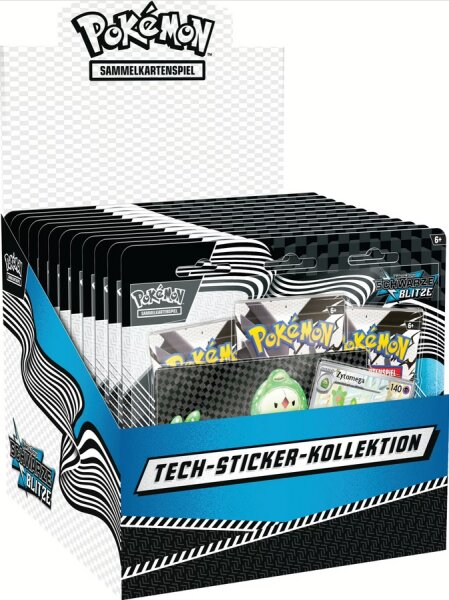 Pokémon KP10.5 Tech-Sticker-Kollekektion Schwarze Blitze deutsch