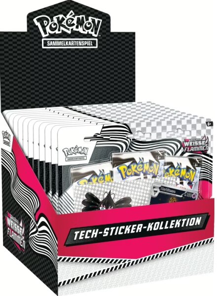 Pokémon KP10.5 Tech-Sticker-Kollekektion Weisse Flammen deutsch
