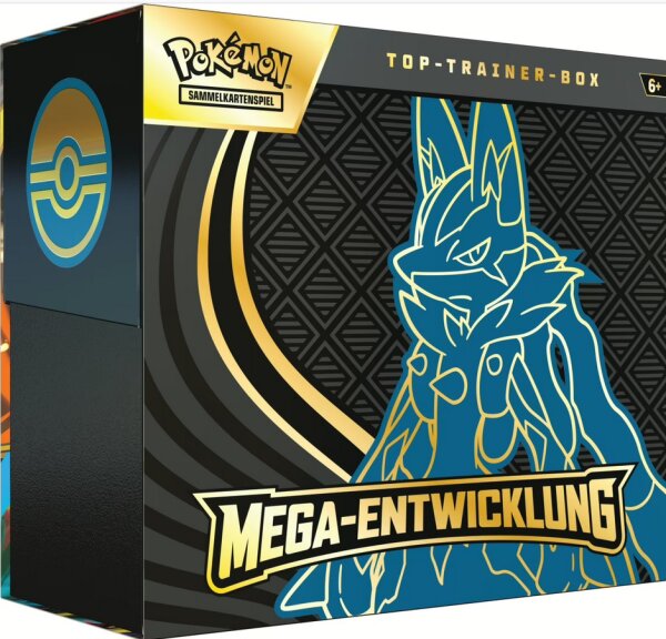 *Vorbestellung* Pokemon ME01 Mega-Entwicklung Top-Trainer-Box Lucario deutsch