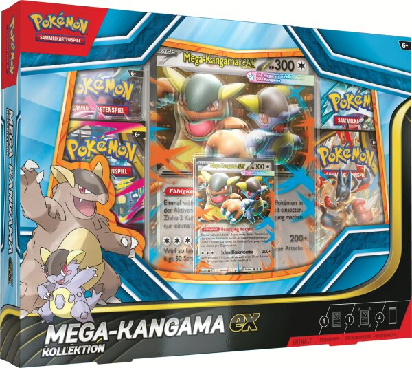 Pokemon Mega-Kangama-ex Kollektion deutsch