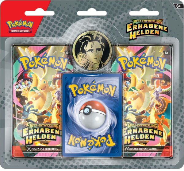Pokemon ME02.5 Erhabene Helden Trainer 2-Pack Blister deutsch