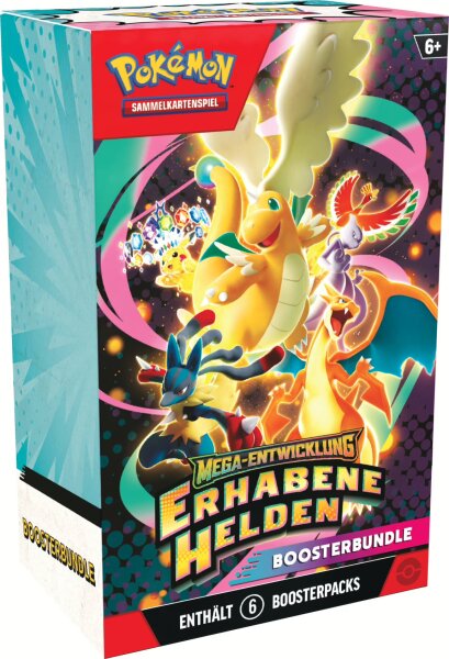 Pokemon ME02.5 Erhabene Helden Boosterbundle (6 Booster) deutsch
