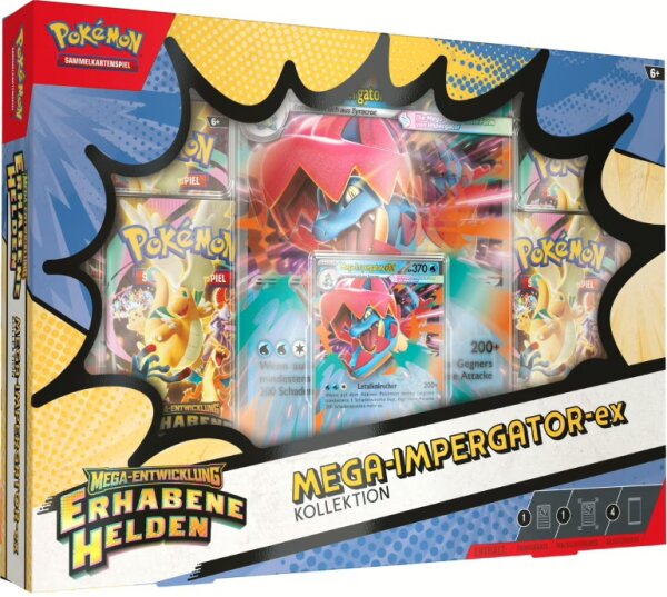 Pokemon ME02.5 Erhabene Helden Mega-Impergator-ex Kollektion deutsch