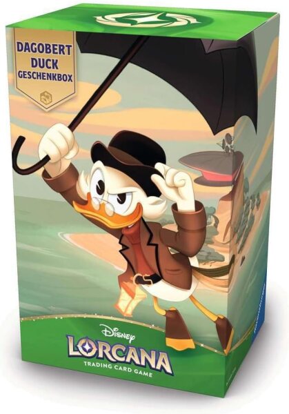 Disney Lorcana Dagobert Duck Geschenkbox deutsch