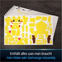 4D Build - Pokémon Pikachu - detailreicher 3D-Modellbausatz aus hochwertigem Karton