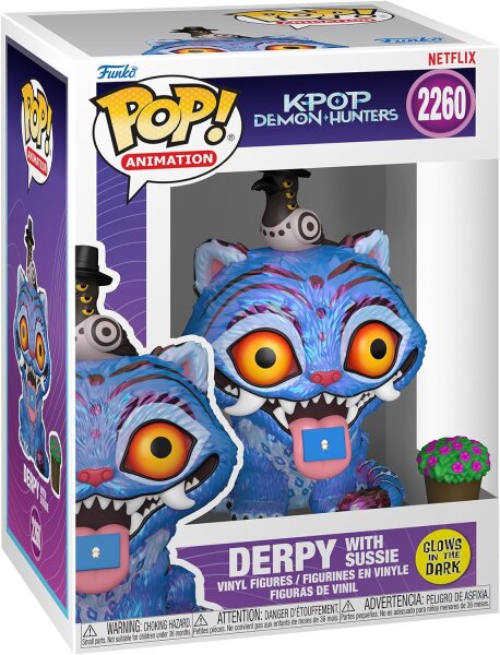 Funko Pop! Sammelfigur KPop Demon Hunters - Derpy with Sussie (Glow in the Dark) 2260