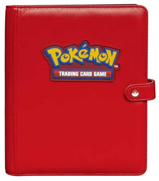 Ultra Pro Pokemon 4-Pocket Premium Snap Binder rot