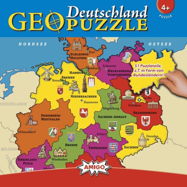 AMIGO GeoPuzzle - Deutschland