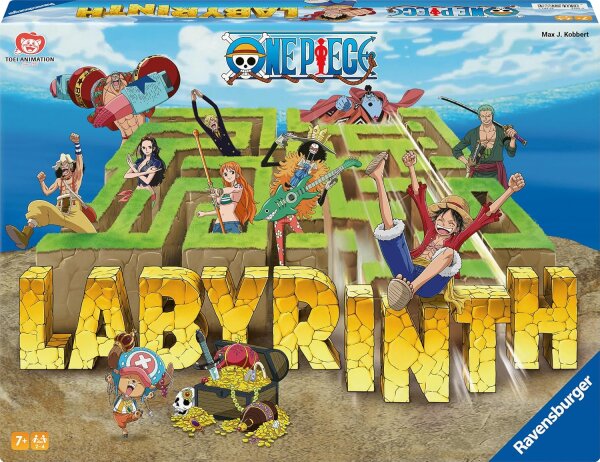 Ravensburger One Piece Labyrinth - Gesellschaftsspiel & Brettspiel ab 7 Jahre