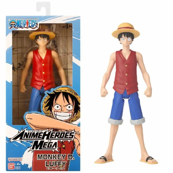 BANDAI Anime Heroes Mega One Piece Monkey D. Luffy 30cm