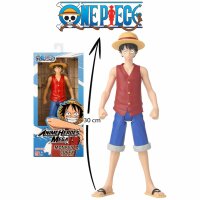 BANDAI Anime Heroes Mega One Piece Monkey D. Luffy 30cm