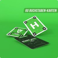 Denkriesen Stadt Land Vollpfosten® Kartenspiel | Fußball Edition