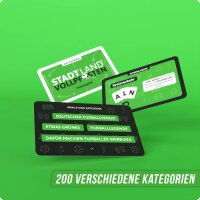 Denkriesen Stadt Land Vollpfosten® Kartenspiel | Fußball Edition