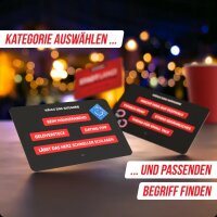 Denkriesen Stadt Land Vollpfosten® Kartenspiel | Rotlicht Edition