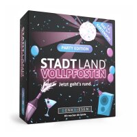 Denkriesen Stadt Land Vollpfosten® Kartenspiel | Party Edition