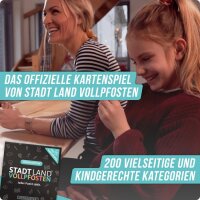 Denkriesen Stadt Land Vollpfosten® Kartenspiel | Junior Edition