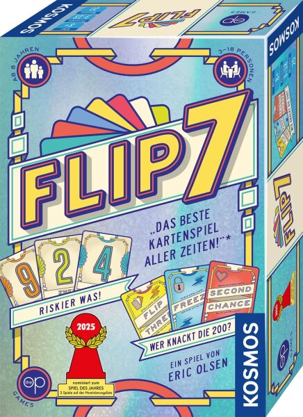 Kosmos Flip 7 Das beste Kartenspiel aller Zeiten!