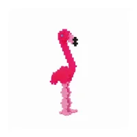 PLUS-PLUS 100 Kreativ Bausteine Flamingo
