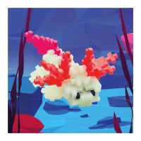 PLUS-PLUS 100 Kreativ Bausteine Axolotl