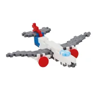 PLUS-PLUS 100 Kreativ Bausteine Flugzeug