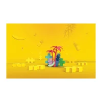 PLUS-PLUS 15 Kreativ Bausteine BIG Tropical