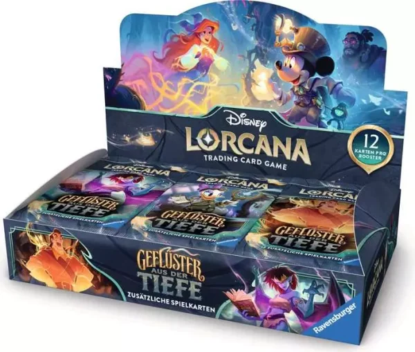 Disney Lorcana TCG Geflüster aus der Tiefe - Display (24 Booster) deutsch