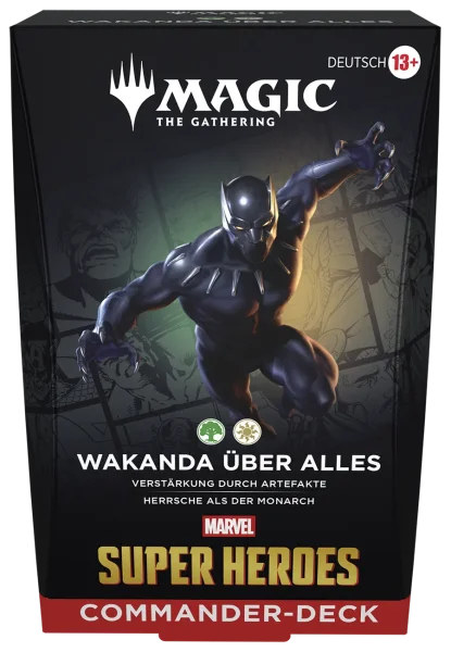 Magic: The Gathering Marvel Super Heroes - Commander-Deck Wakanda über Alles - deutsch