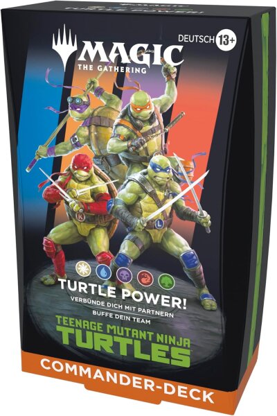 Magic: The Gathering Teenage Mutant Ninja Turtles - Commander-Deck Turtle Power! - deutsch