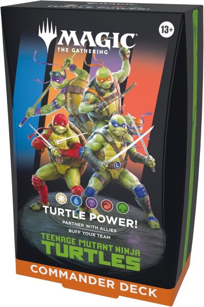 Magic: The Gathering Teenage Mutant Ninja Turtles - Commander-Deck Turtle Power - englisch